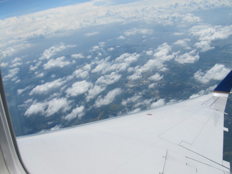 watching my dreams fade into clouds